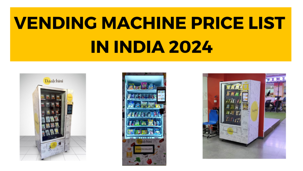 Vending Machine Price List